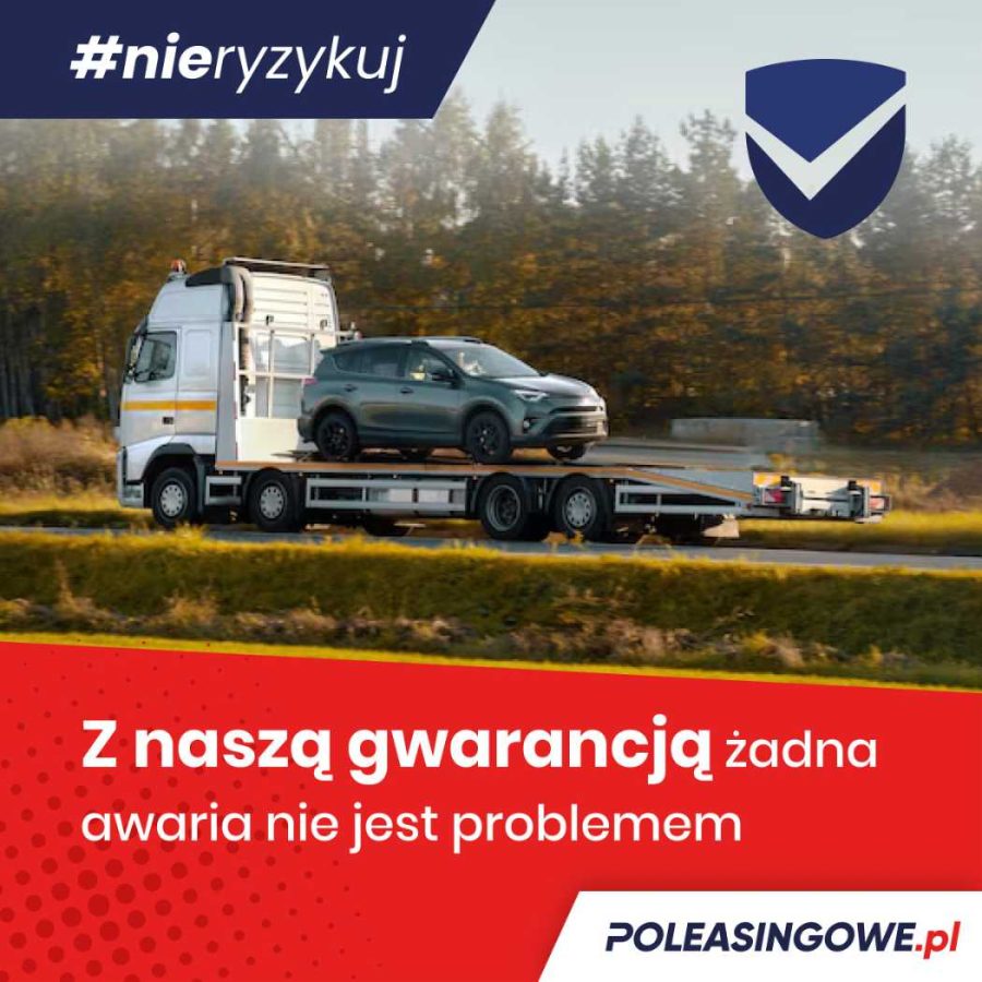 Transport samochodu na lawecie – bezpieczne przewożenie uszkodzonego pojazdu. Gwarancja ochrony w razie awarii z Poleasingowe.pl. #nieryzykuj