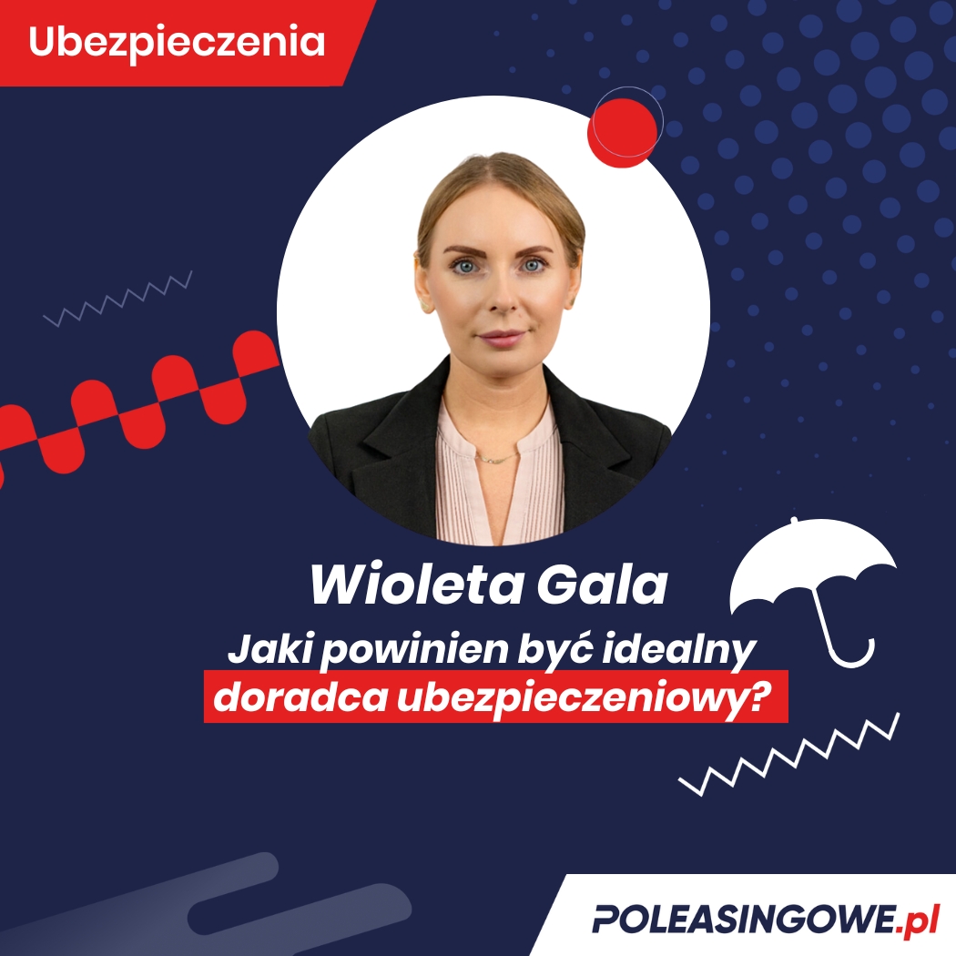 Profesjonalne zdjęcie Wiolety Gały, eksperta w dziedzinie ubezpieczeń, gotowej do pomocy w wyborze najlepszej polisy.