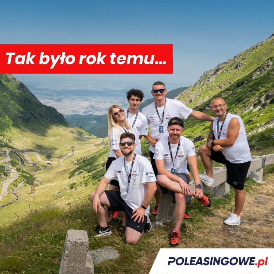 „Zespół Poleasingowe.pl na trasie Wielkiej Wyprawy Maluchów – widok na góry i wspomnienie z wyprawy 2024”